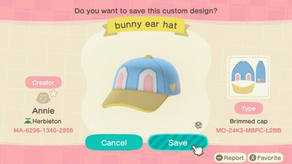 Animal Crossing Custom Designs For Bunny Day