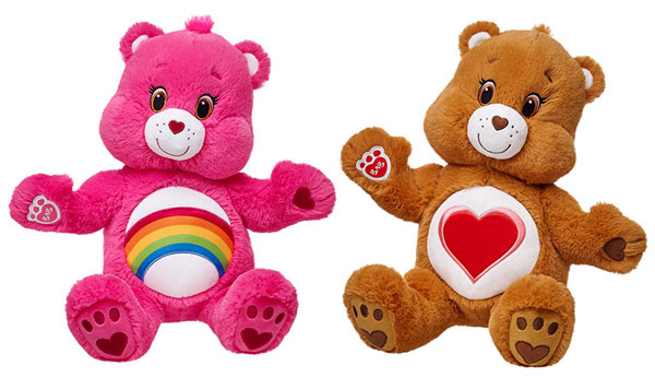Care Bears 2015 Build a Bear Care Bears Limited Edition CHEER Bear Pink Rainbow Plush 17” 