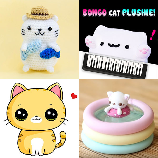 Kawaii Cat DIYs Patterns Super Cute Kawaii Kawaii Cat DIYs Patterns Super Cute Kawaii