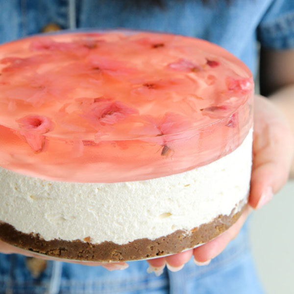 cherry blossom recipes - cheesecake