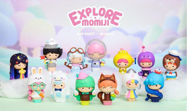 Momiji pop mart 10 anniversary blind box design toy figure 
