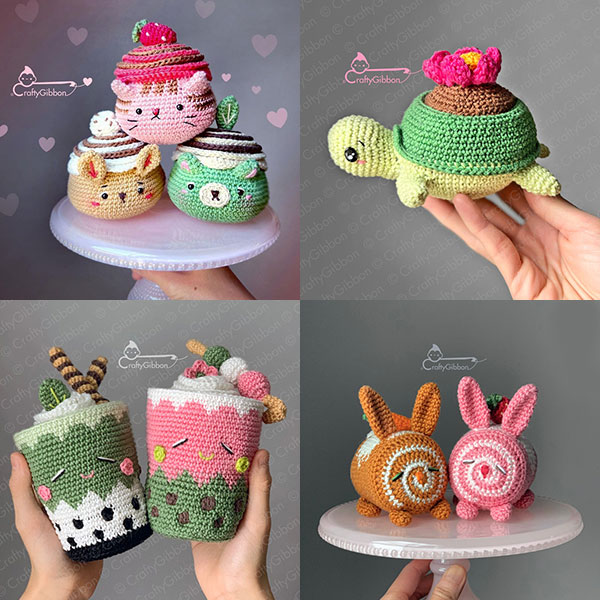Cute Crochet Patterns By CraftyGibbon Super Cute Kawaii Cute Crochet Patterns By CraftyGibbon Super Cute Kawaii