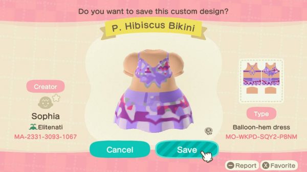Animal Crossing Custom Designs for Summer
