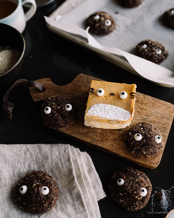 Ghibli Soot Sprite chocolate cookies recipe