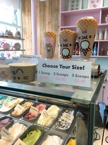 Pusheen x ARTBOX Cafe ice cream parlour
