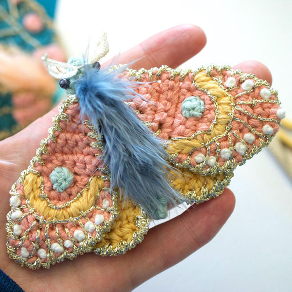 moth crochet pattern