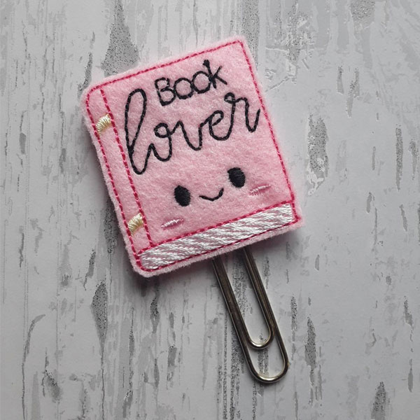 kawaii book lover bookmark