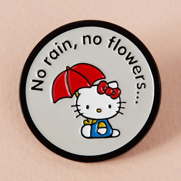 kawaii rain Hello Kitty enamel pin