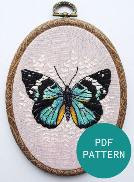 butterfly embroidery patterns