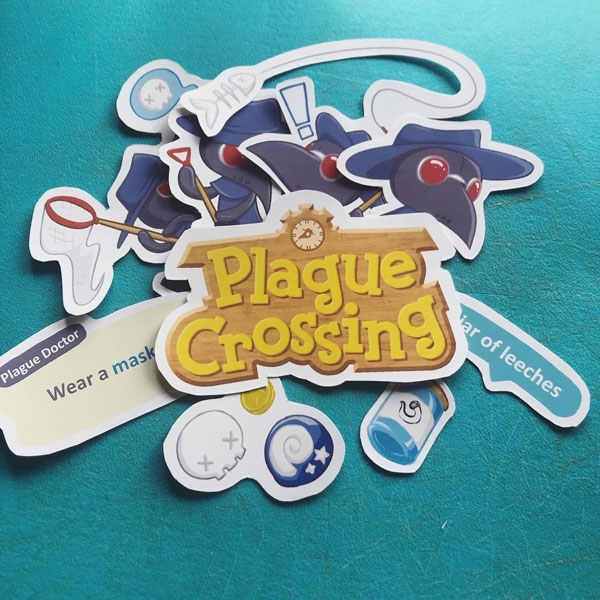 plague doctor animal crossing stickers