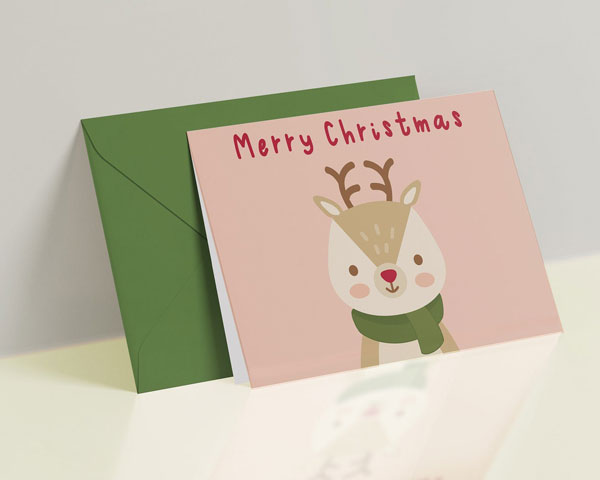 cute Christmas card printables