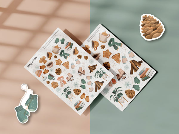 Cute Stickers For Winter Journaling