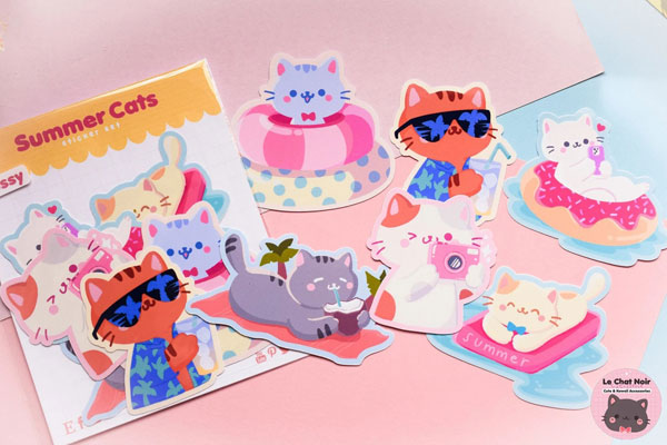 kawaii cat stickers