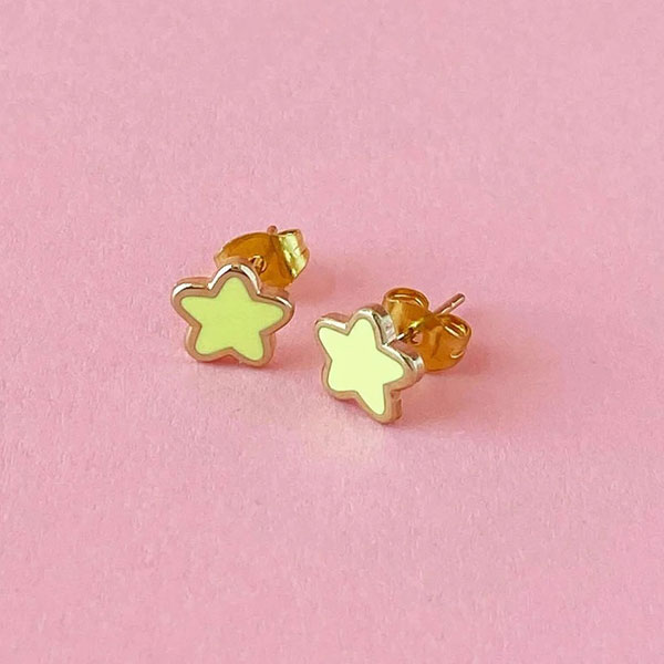 kawaii star earrings