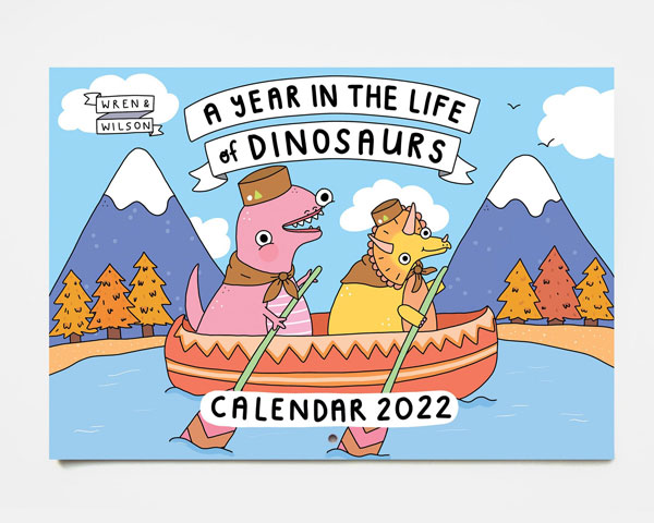 Kawaii dinosaurs 2022 Calendars