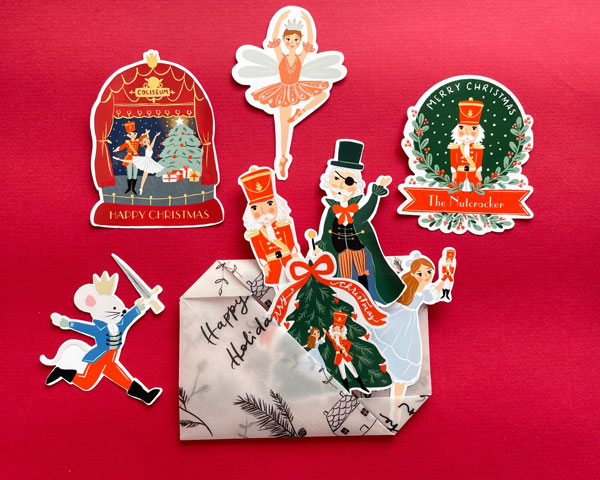Nutcracker ballet stickers