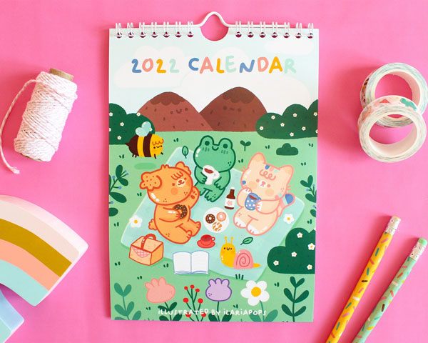 Kawaii animals 2022 Calendars