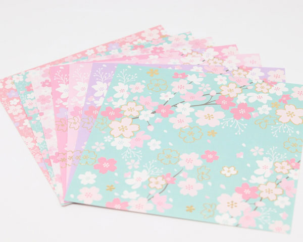 sakura cherry blossom origami paper