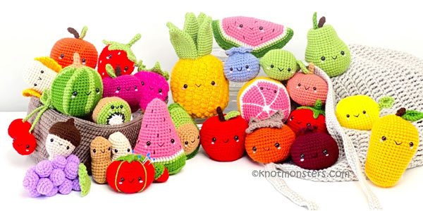 kawaii fruit crochet patterns