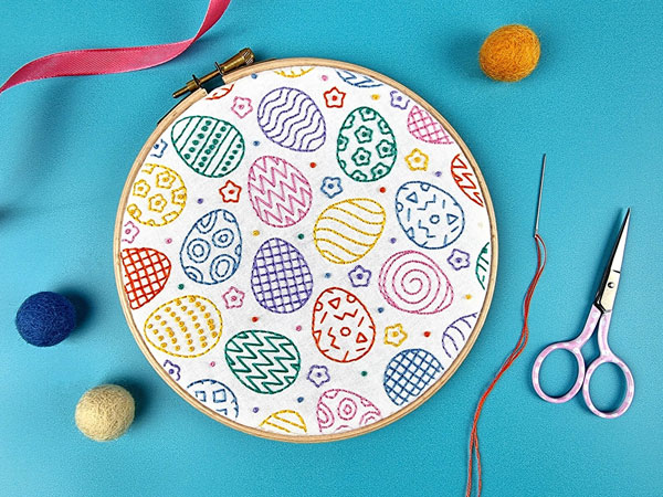 Easter embroidery kit