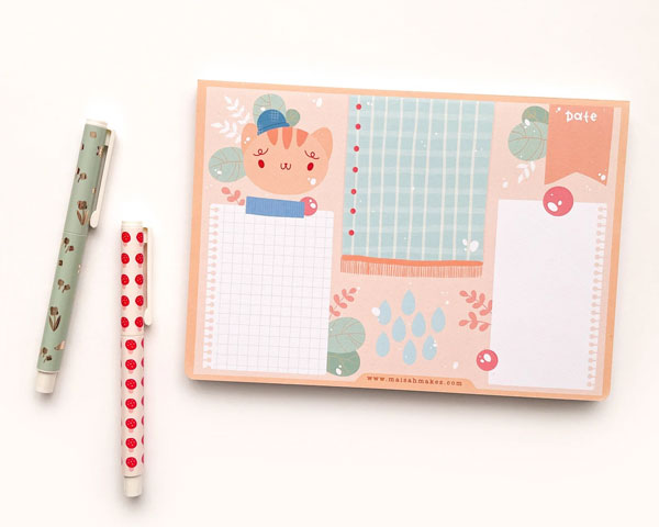 daily planner notepad