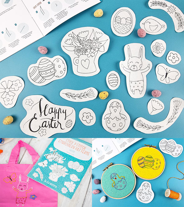 Easter embroidery pattern