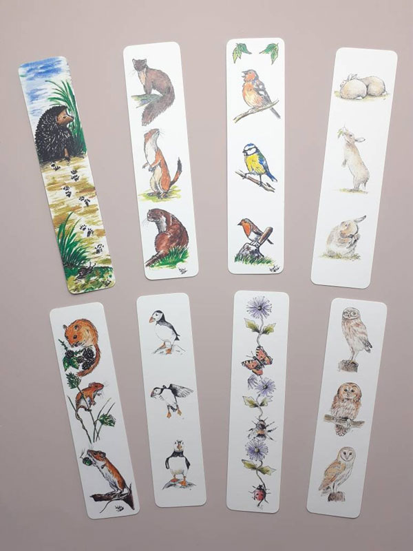 kawaii animal bookmarks