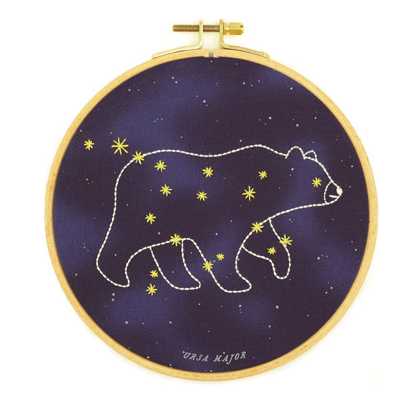 constellation embroidery pattern