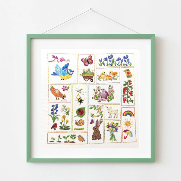 spring embroidery patterns