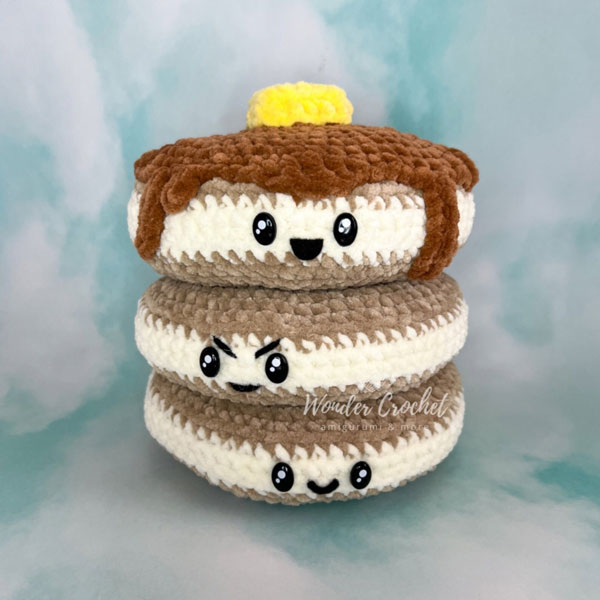 kawaii pancakes crochet pattern