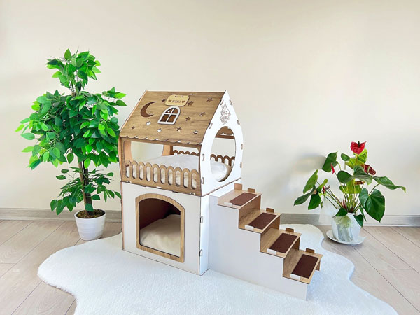 Wooden house for pets