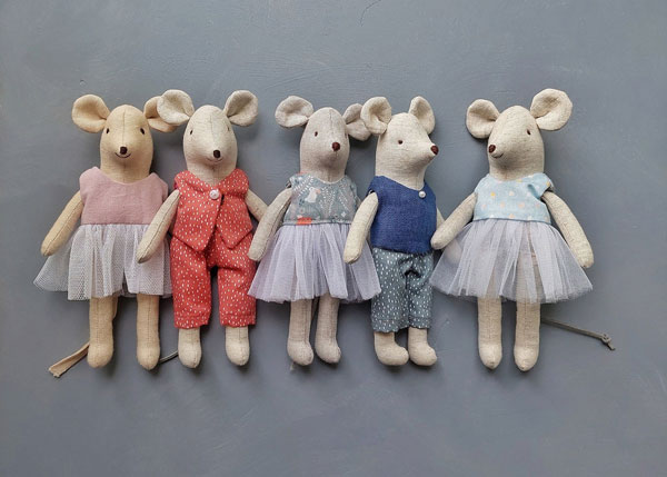 mouse doll sewing pattern