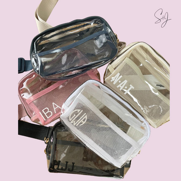 custom clear concert bag