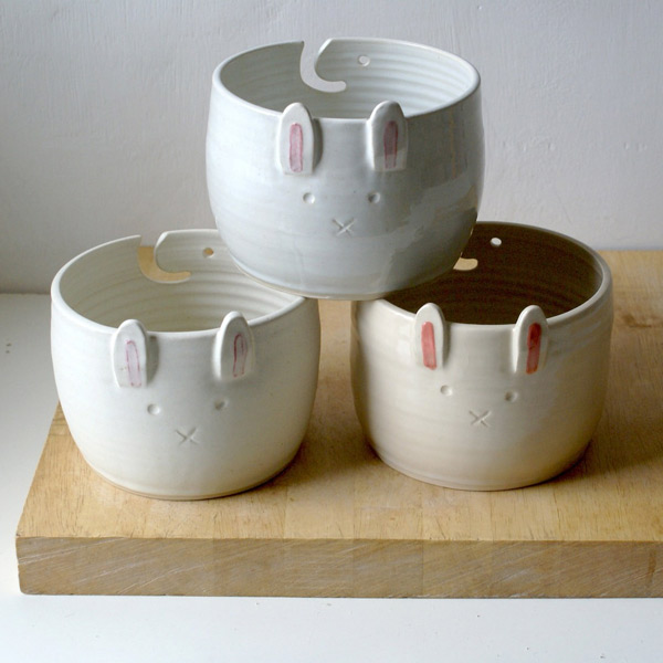 handmade yarn bowls