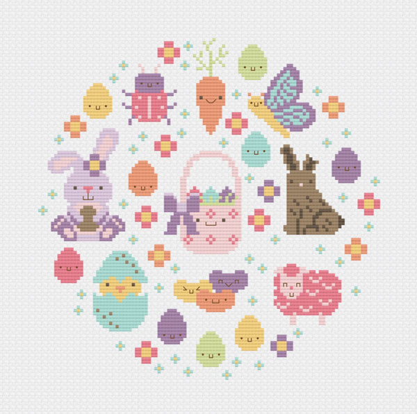Easter cross stitch patterns