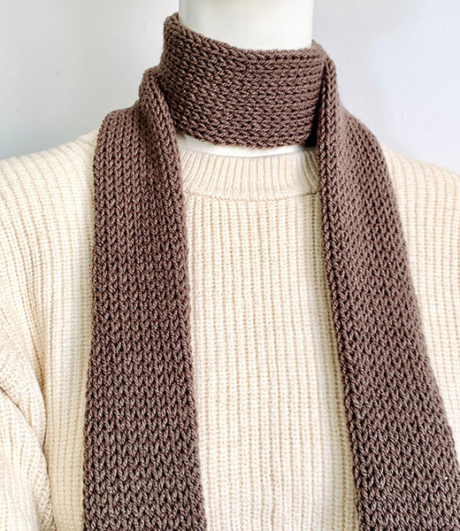 handmade knit scarf