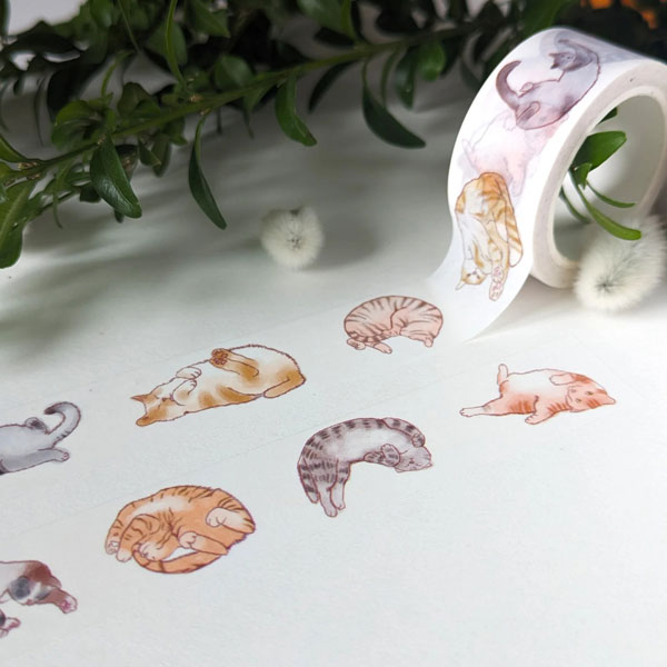 kawaii cats washi tape