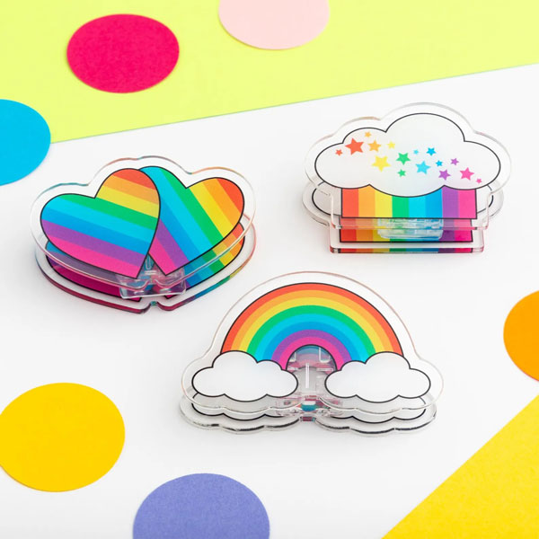 Rainbow clips