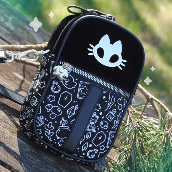 kawaii Halloween Witchy cat bag