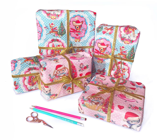 Vintage Christmas Wrapping Paper