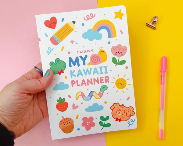 kawaii weekly planner