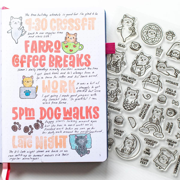 Clear Stamp Set | Cat Therapy