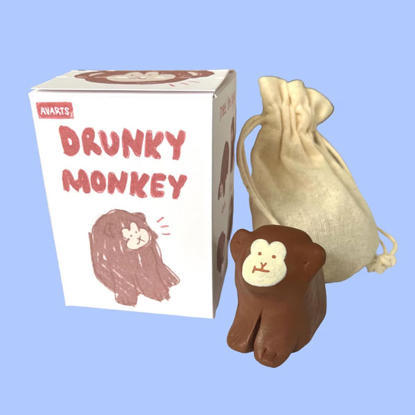 drunky monkey blind box figures