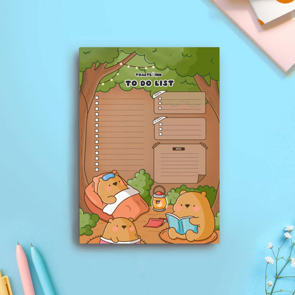 kawaii to do list pad