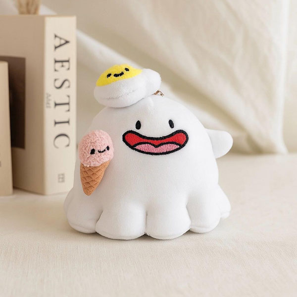kawaii Halloween ghost plush