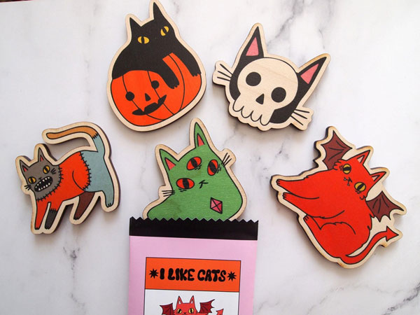 kawaii Halloween blind bag magnets