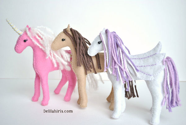 Felt Horse Sewing Pattern