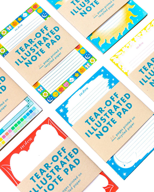 personalised kawaii notepads