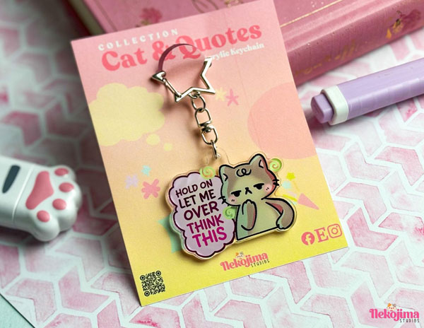 kawaii cat keyrings