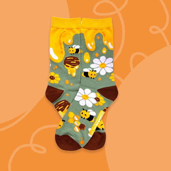 kawaii bumblebee socks